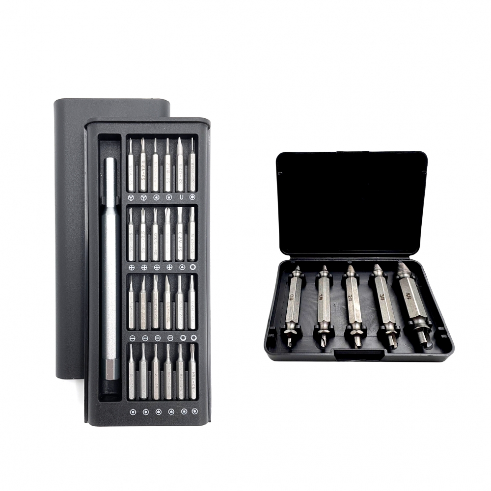 24合一精修螺絲刀組 / 滑牙螺絲取出器